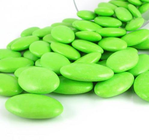 Dragées Vert Au Chocolat