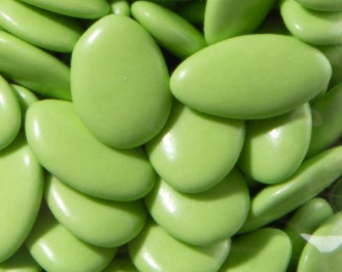 Dragées Vert Au Chocolat