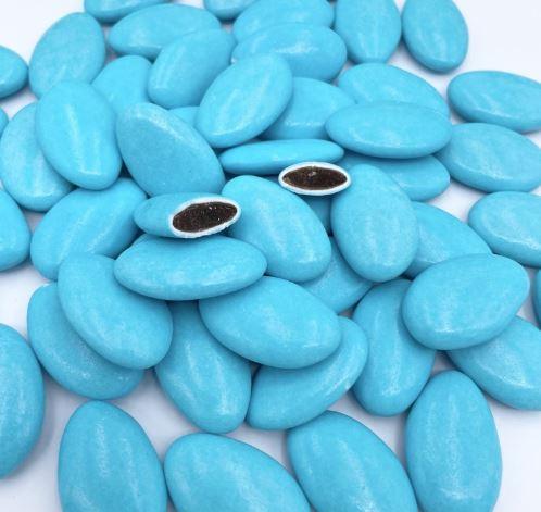 Dragées Turquoise au Chocolat