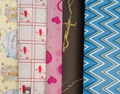 Lot de 5 Feuilles De Papiers d'Emballages Cadeau