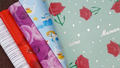 Lot de 5 Feuilles De Papiers d'Emballages Cadeau