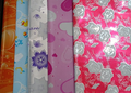 Lot de 5 Feuilles De Papiers d'Emballages Cadeau