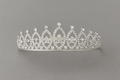 Couronne Argentée Strass – Design Royal