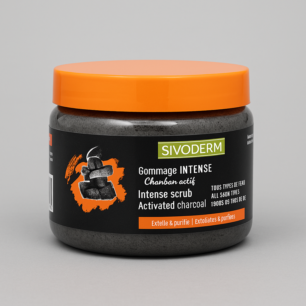 SIVODERM Gommage Intense Charbon Actif (Pot)