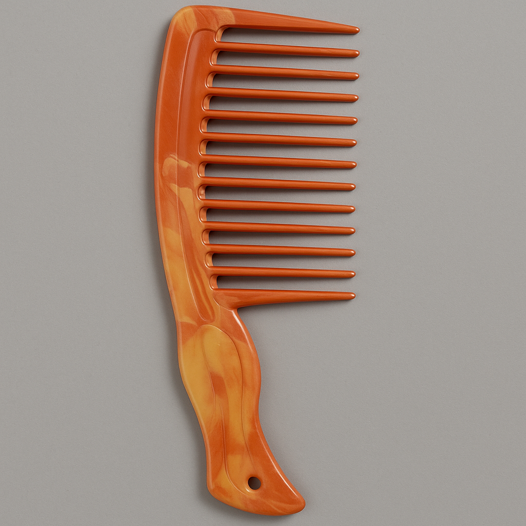 Lot De 2 Peignes Larges à Dents Espacées – Manche Ergonomique
