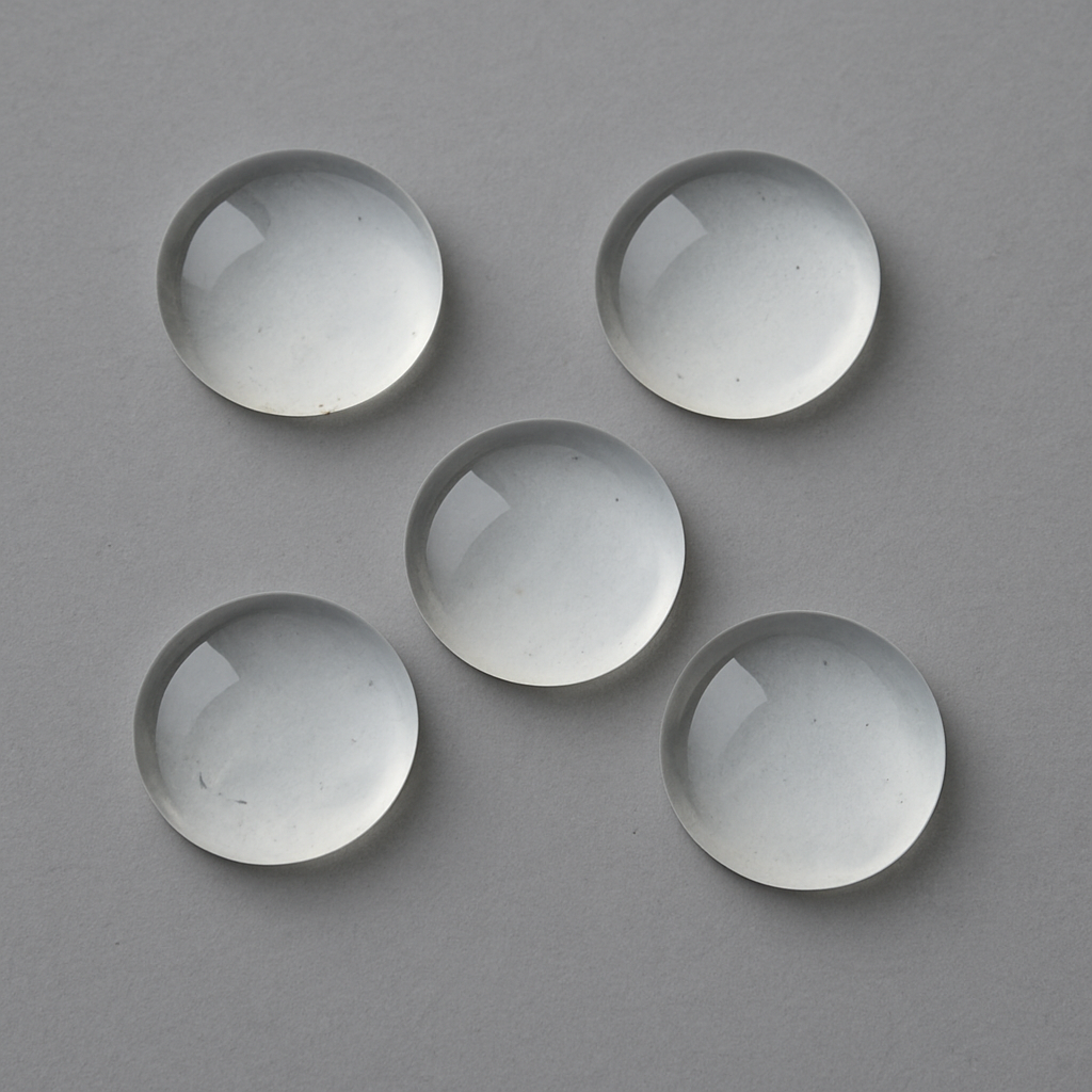 Galets décoratifs jaunes (lot de 10)