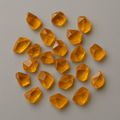 Pierres Décoratives Orange Translucides (lot de 20)
