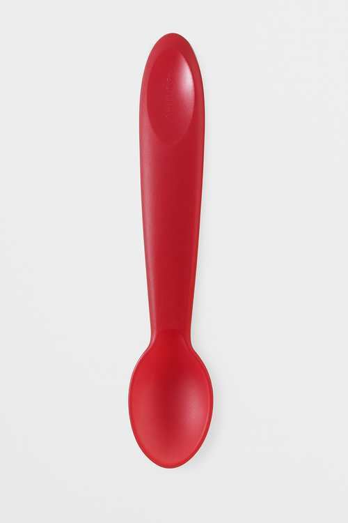 Cuillères Rouges en Plastique (Lot de 6)
