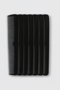 Peignes Noirs en Plastique (Lot de 6)