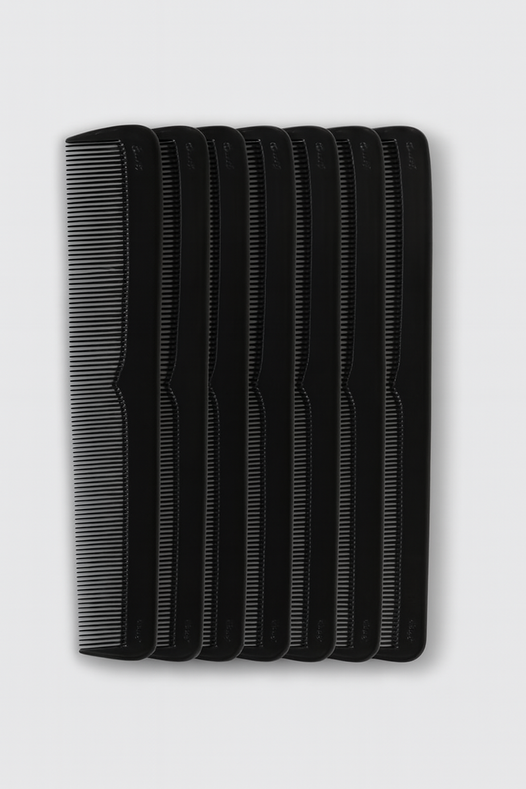 Peignes Noirs en Plastique (Lot de 6)