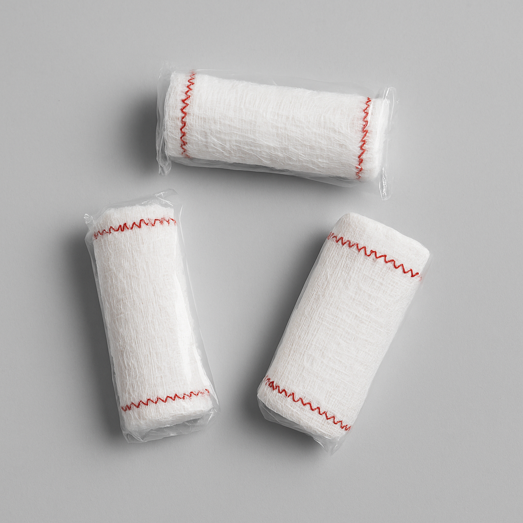 Lot de 3 Bandes de Gaze – Emballées Individuellement