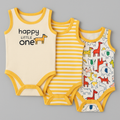 Lot De 3 Bodys Bébé Sans Manches
