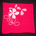 Lot de 2 housses de coussin décoratives – Rose avec motif floral
