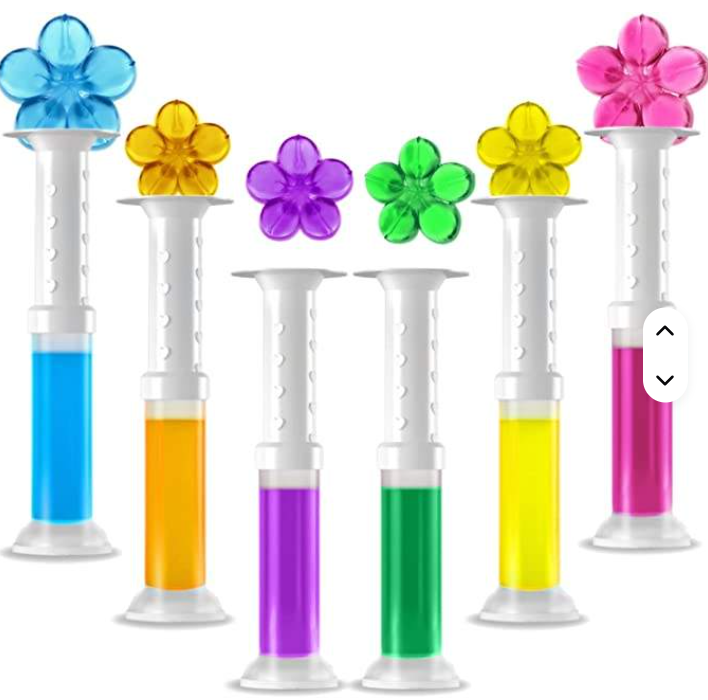 Lot de 3 Gels WC nettoyant et parfumant – Applicateur fleurs, désodorisant pour salle de bain & nettoyant pour cuvette, assai