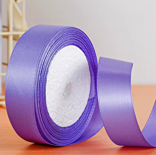 Ruban En Satin Pour Emballage De Boîte-Cadeau, Ruban Pour Décorations De Mariage, Ruban Pour Accessoires De Cheveux