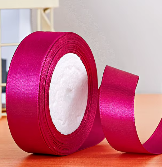 Ruban En Satin Pour Emballage De Boîte-Cadeau, Ruban Pour Décorations De Mariage, Ruban Pour Accessoires De Cheveux