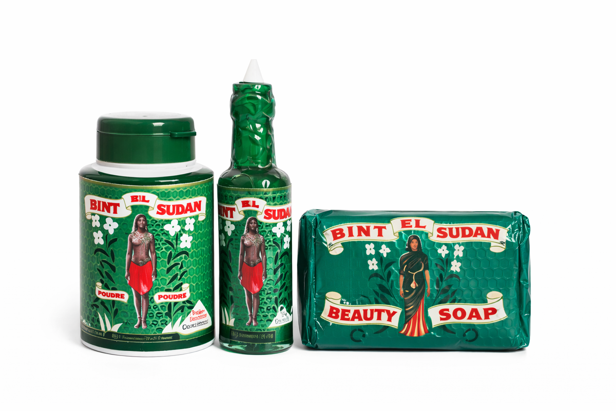 Pack Bint El Sudan – Savon + Huile Parfumée + Poudre Parfumée