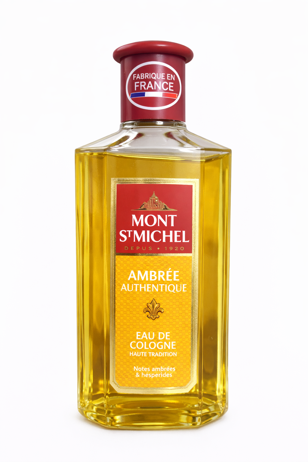 Eau de Cologne Mont St Michel – Ambrée Authentique – Parfum Agréable – Usage Quotidien