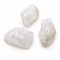 Lot de 3 Pierres Naturelles Brutes Blanches