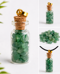Pendentif Flacon Aventurine Verte Naturelle
