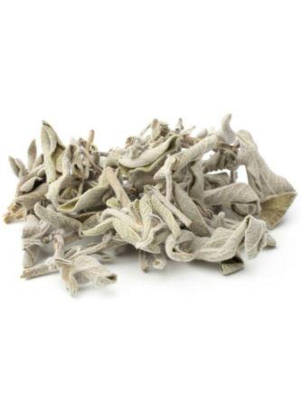 Sauge Blanche Séchée – Feuilles Naturelles